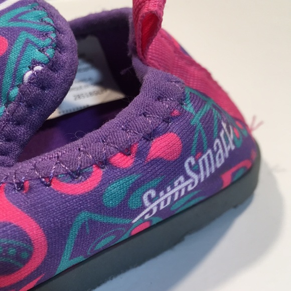 SunSmart Aqua Water Shoes Little Girl Size Sm 5-6 - Picture 4 of 6